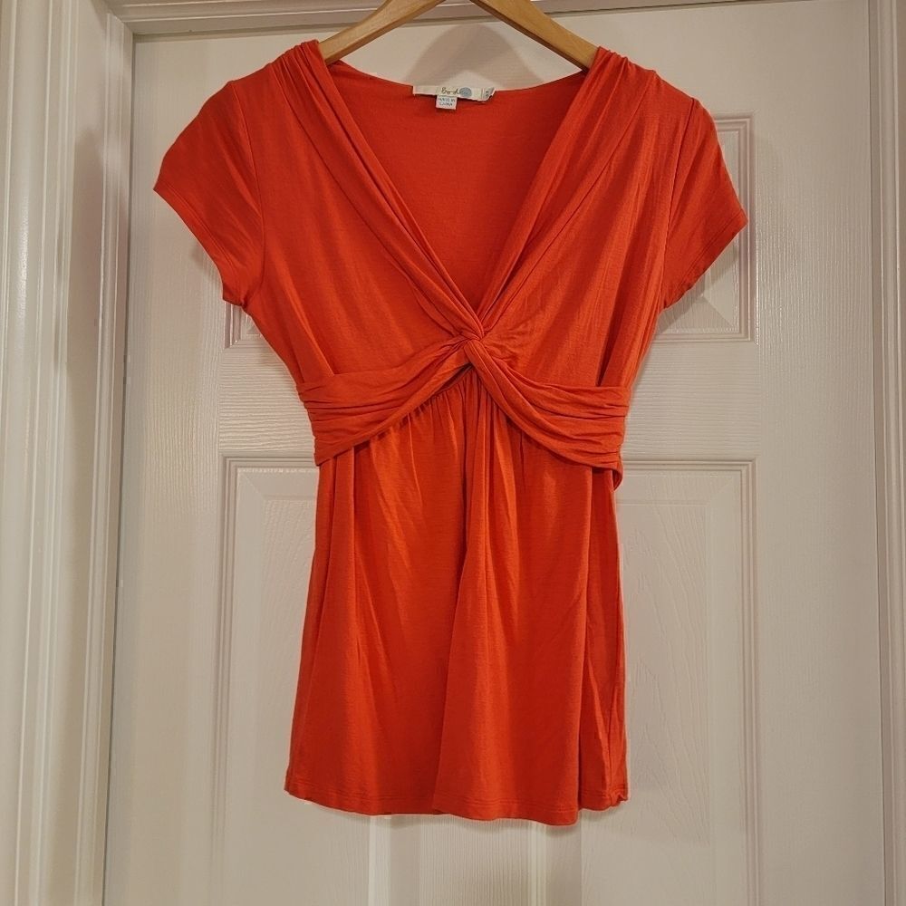 Boden Knit Front Knot Top WL582 size 4